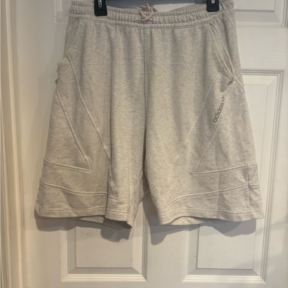 Adidas Men's Light Gray Athletic Shorts
